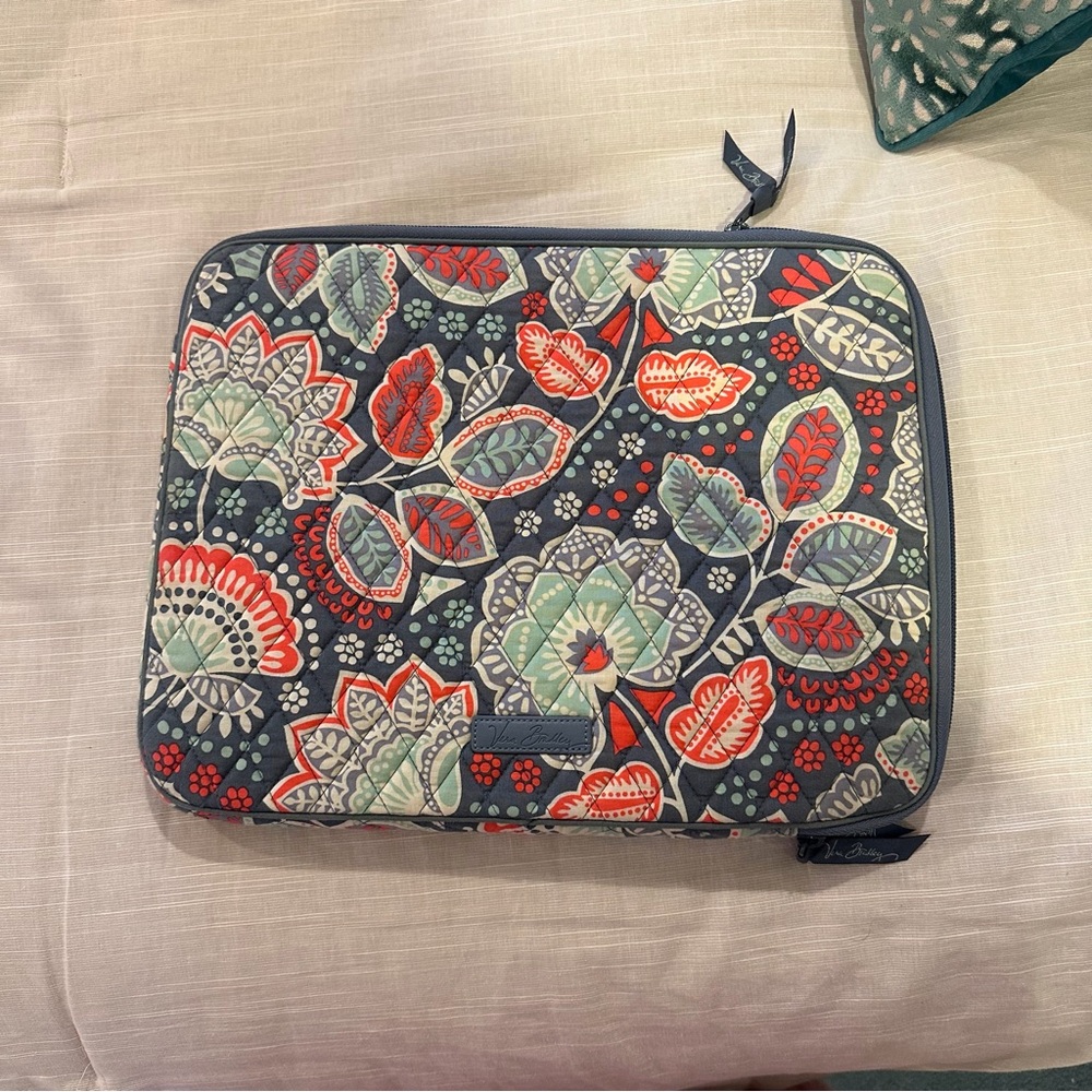 Vera Bradley Floral Electronics Case - Red, Green, Blue